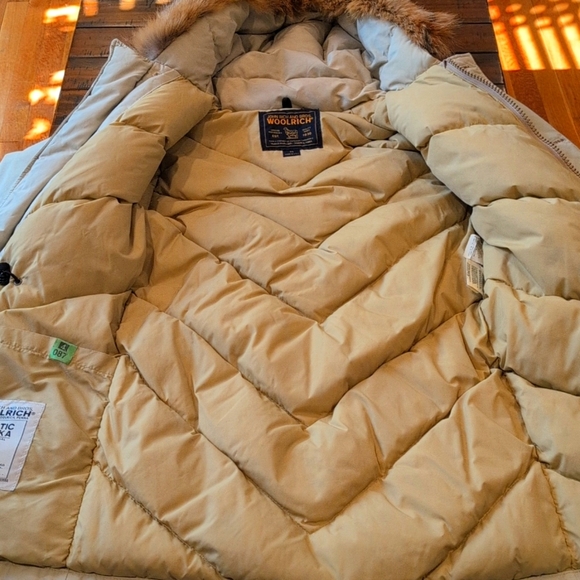 Woolrich Arctic Parka Coyote Fur Hood Down Fill - Picture 11 of 13